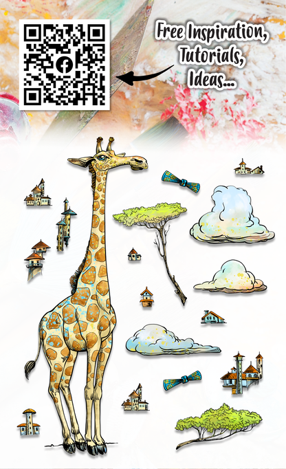 #1127 - A6 Stamp Set - Sky's The Limit