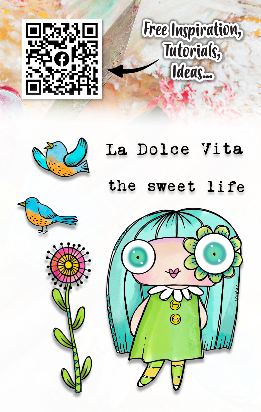 #1133 - A7 Stamp Set - La Dolce Vita