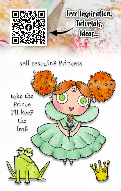 #1135 - A7 Stamp Set - Princess & Froggy