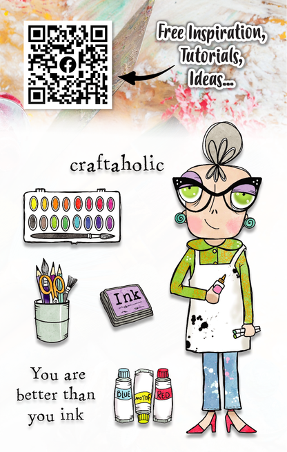 #1136 - A7 Stamp Set - Craftaholic Dee