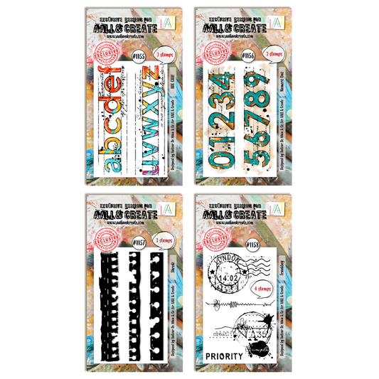 4 x A8 Stamps - Bundle 1 - April 2024