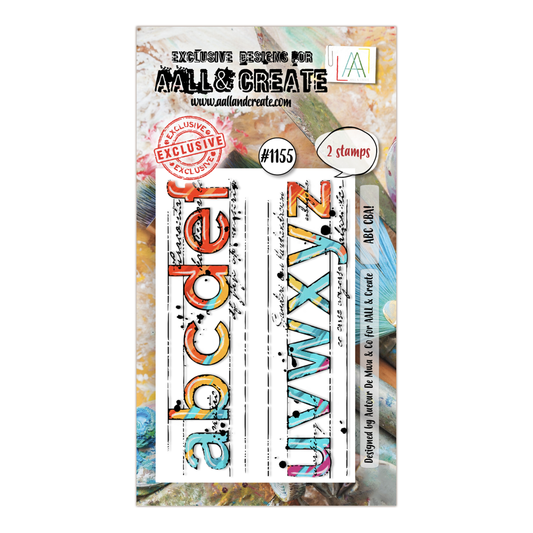 #1155 - A8 Stamp Set - ABC CBA!
