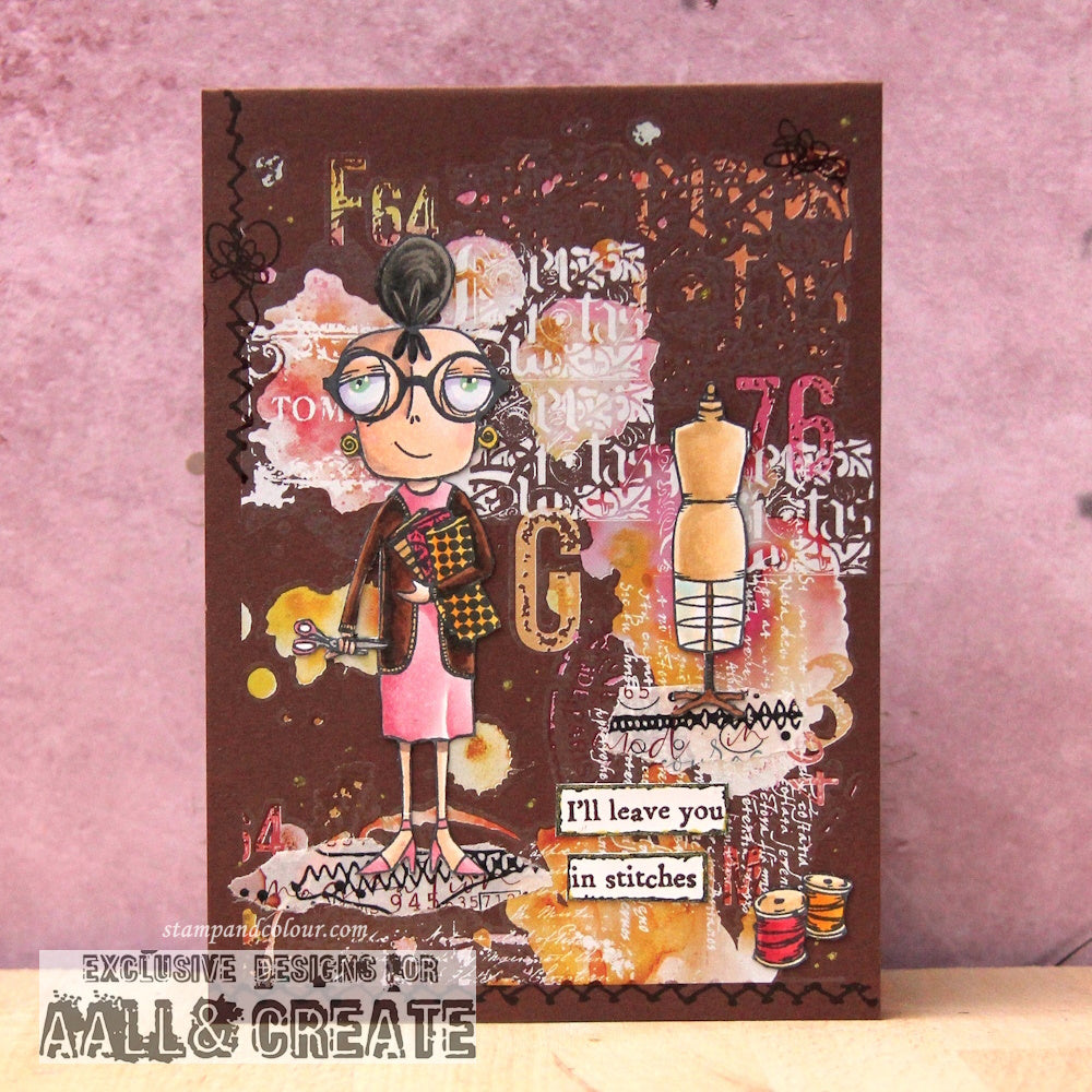 TP-1168 - A7 Stamp Set - Sew Dee
