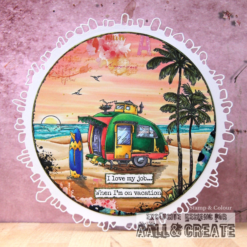 #1183 - A6 Stamp Set - Caravan Palmeraie