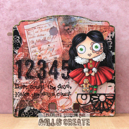 #1192 - A7 Stamp Set - Ginger's Gingerbread