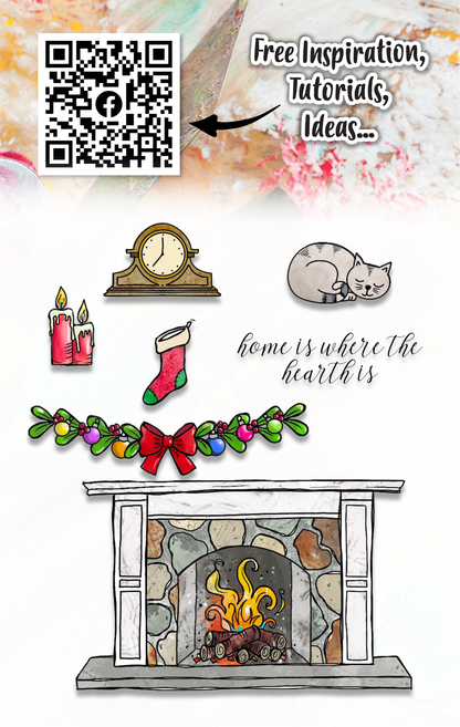 #1195 - A7 Stamp Set - Hearth Of The Home