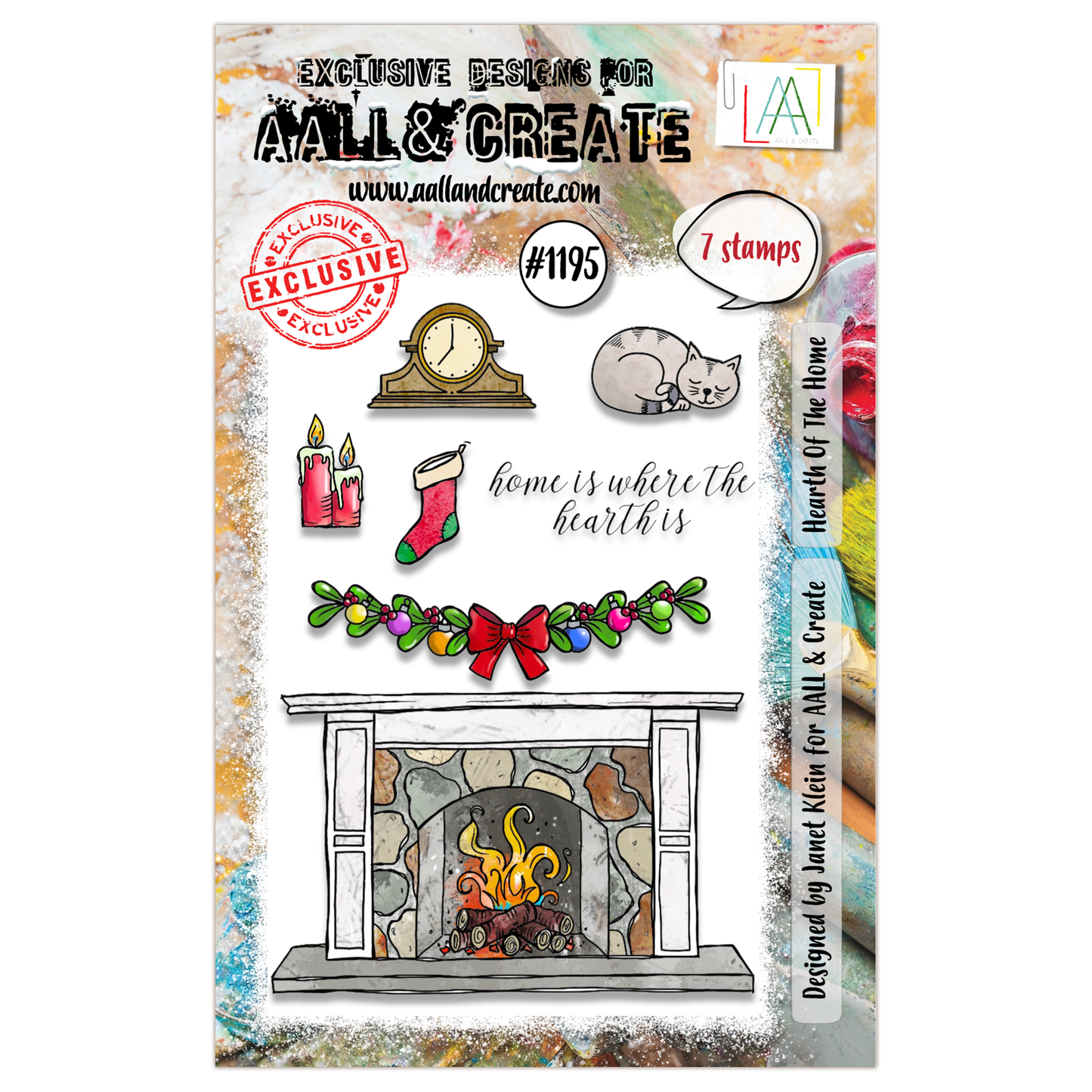 #1195 - A7 Stamp Set - Hearth Of The Home