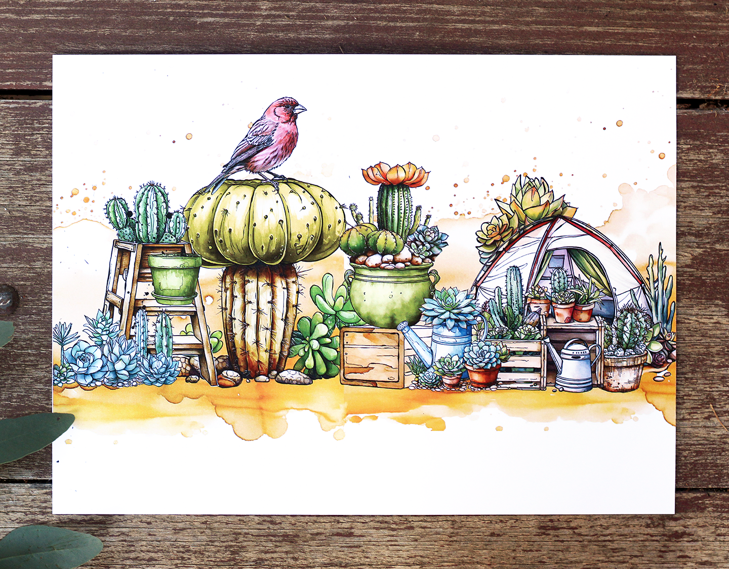 #1073 - A6 Stamp Set - Botanical Bliss