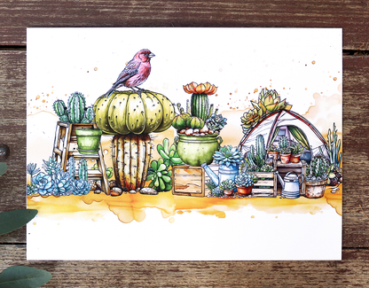 #1073 - A6 Stamp Set - Botanical Bliss
