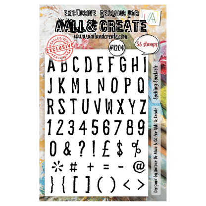 #1204 - A5 Stamp Set - Spelling Spectacle