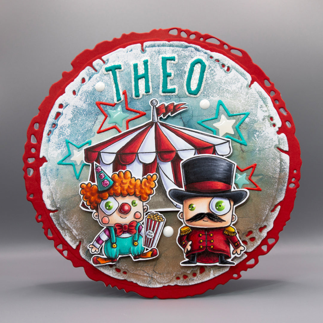 #1206 - A6 Stamp Set - The Big Top