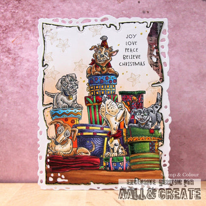 #1212 - A6 Stamp Set - Pawsome Bonanza