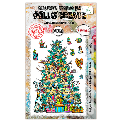 #1218 - A6 Stamp Set - Tree Tales