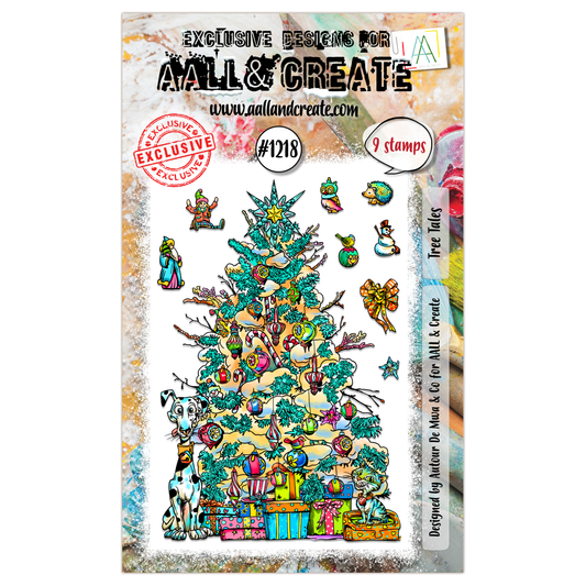 #1218 - A6 Stamp Set - Tree Tales