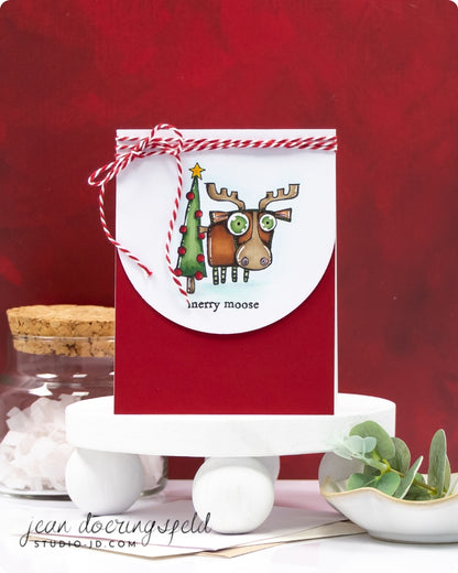 #TP-1312 - A7 Stamp Set - Moose-tletoe