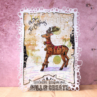 #1223 - A6 Stamp Set - Angelic Deer Guardians