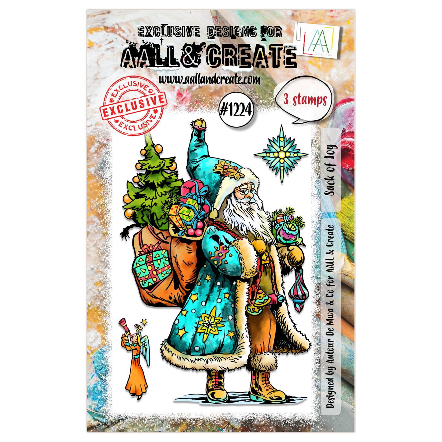 #1224 - A7 Stamp Set - Sack of Joy