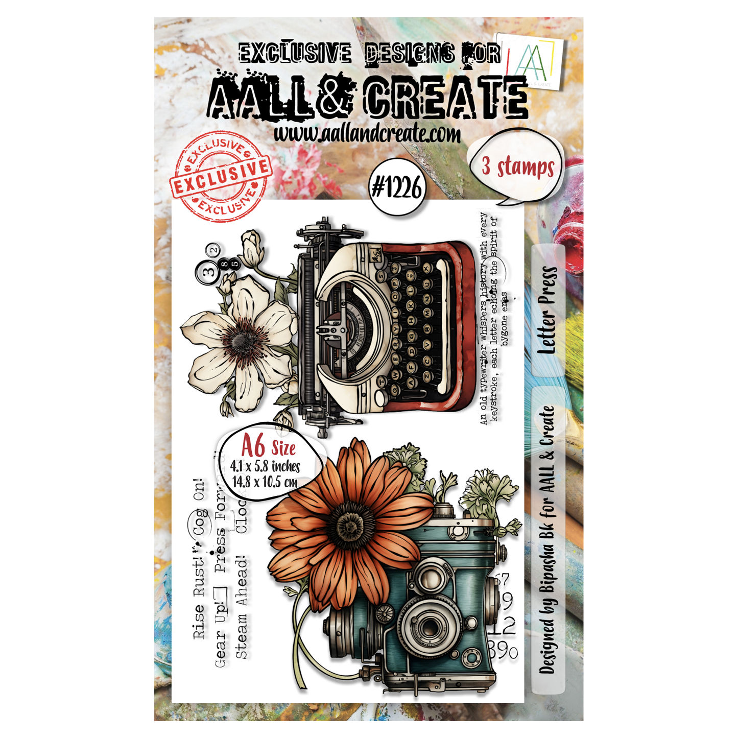 #1226 - A6 Stamp Set - Letter Press