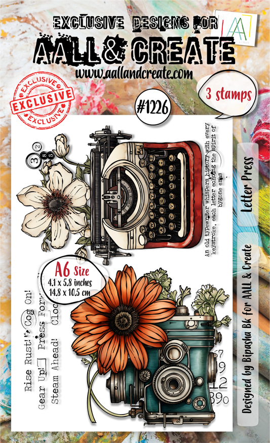 #1226 - A6 Stamp Set - Letter Press