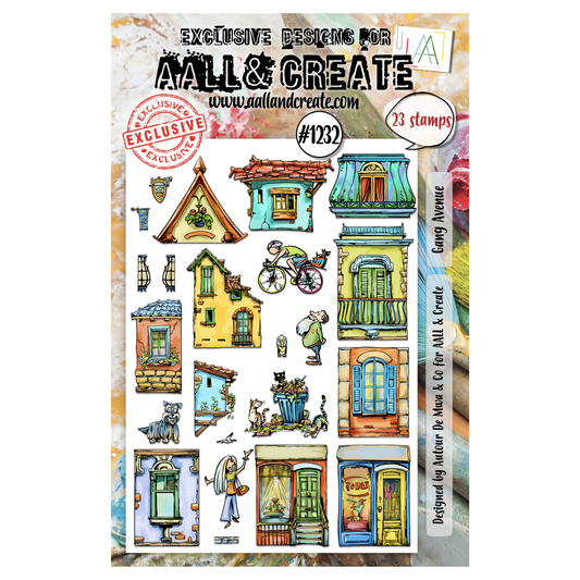 #1232 - A5 Stamp Set - Gang Avenue