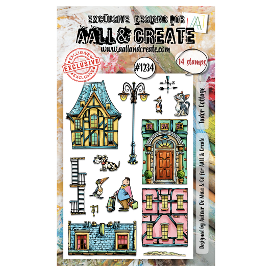 #1234 - A6 Stamp Set - Tudor Cottage