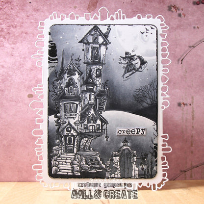 #1237 - A6 Stamp Set - Frightful Manor