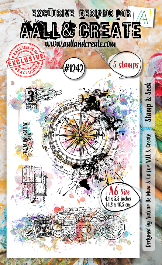 #1242 - A6 Stamp Set - Stamp & Seek