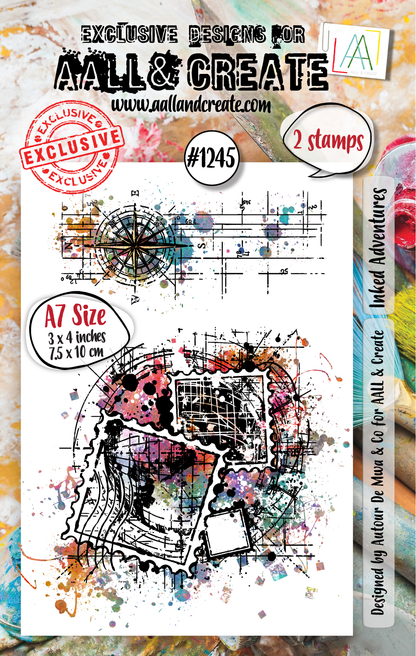 #1245 - A7 Stamp Set - Inked Adventures