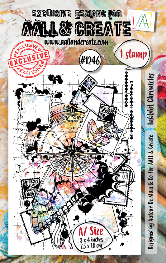 #1246 - A7 Stamp Set - Inkblot Chronicles