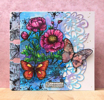 #1249 - A6 Stamp Set - Petal Pop