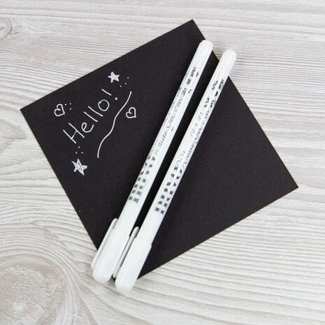 Nuvo White Gel Pens (2pcs)