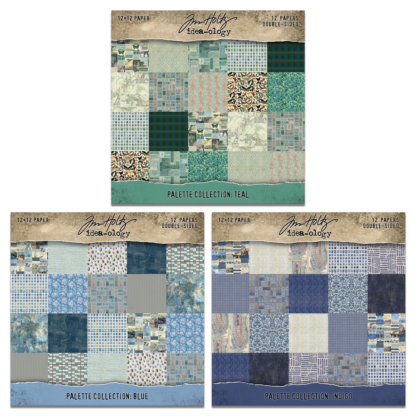 Tim Holtz idea-ology 12x12 Palette Paper Collection May 2026