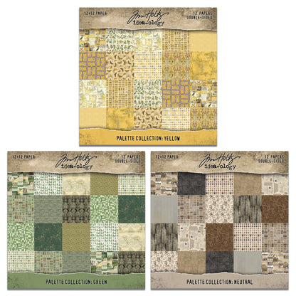 Tim Holtz idea-ology 12x12 Palette Paper Collection March 2026 Preorder*
