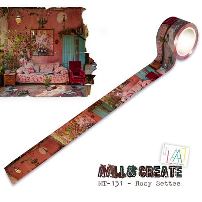 #MT-131 - Washi Tape - Rosy Settee (Layer-It-Up!)