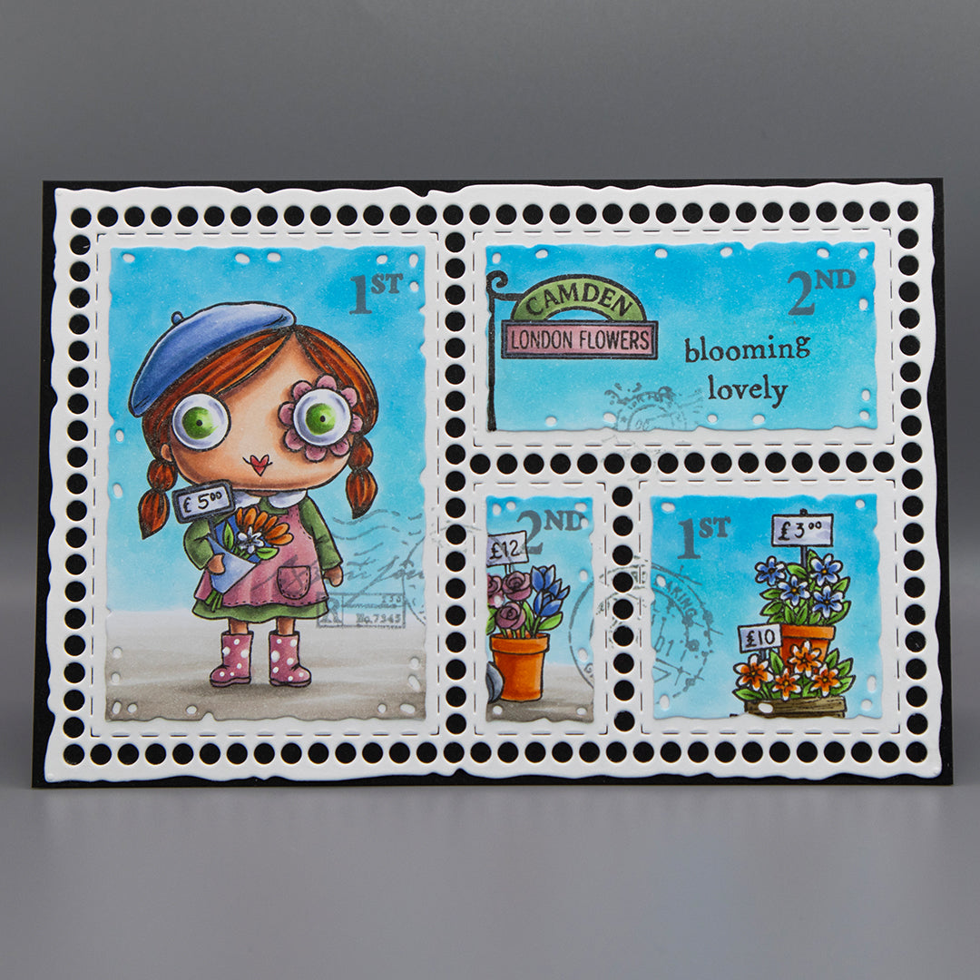 TP-1323 - A7 Stamp Set - Camden Flower Market