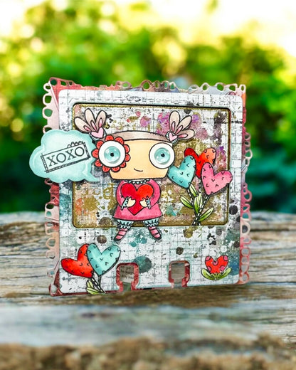 #975 - A7 Stamp Set - Heart Hugs