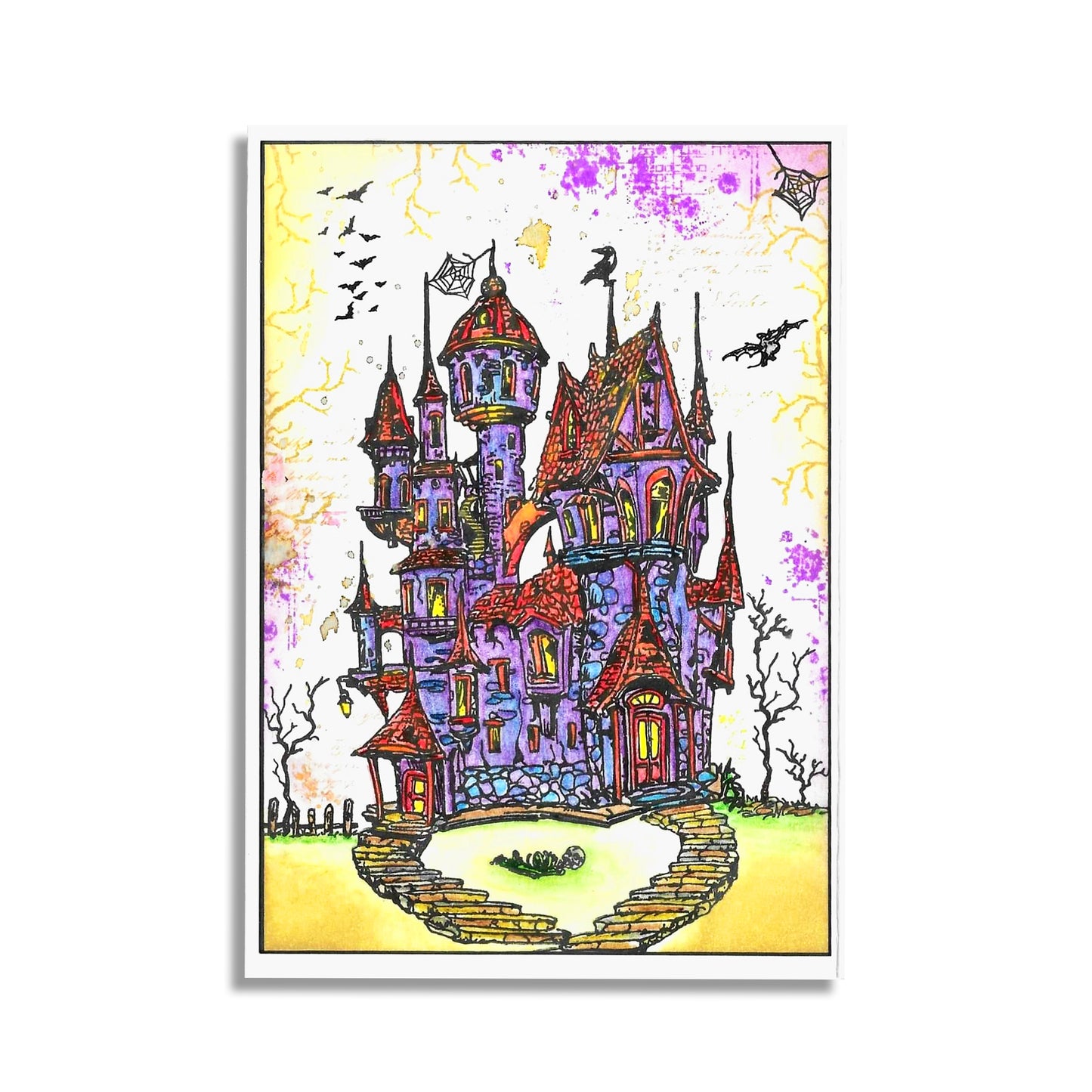 #1236 - A6 Stamp Set - Nightfall Castle