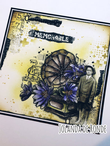 TP-683 - A5 Clear Stamp Set - All That Jazz