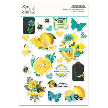 Simple Stories Simple Vintage Lemon Twist Sticker Book