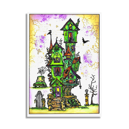 #1237 - A6 Stamp Set - Frightful Manor