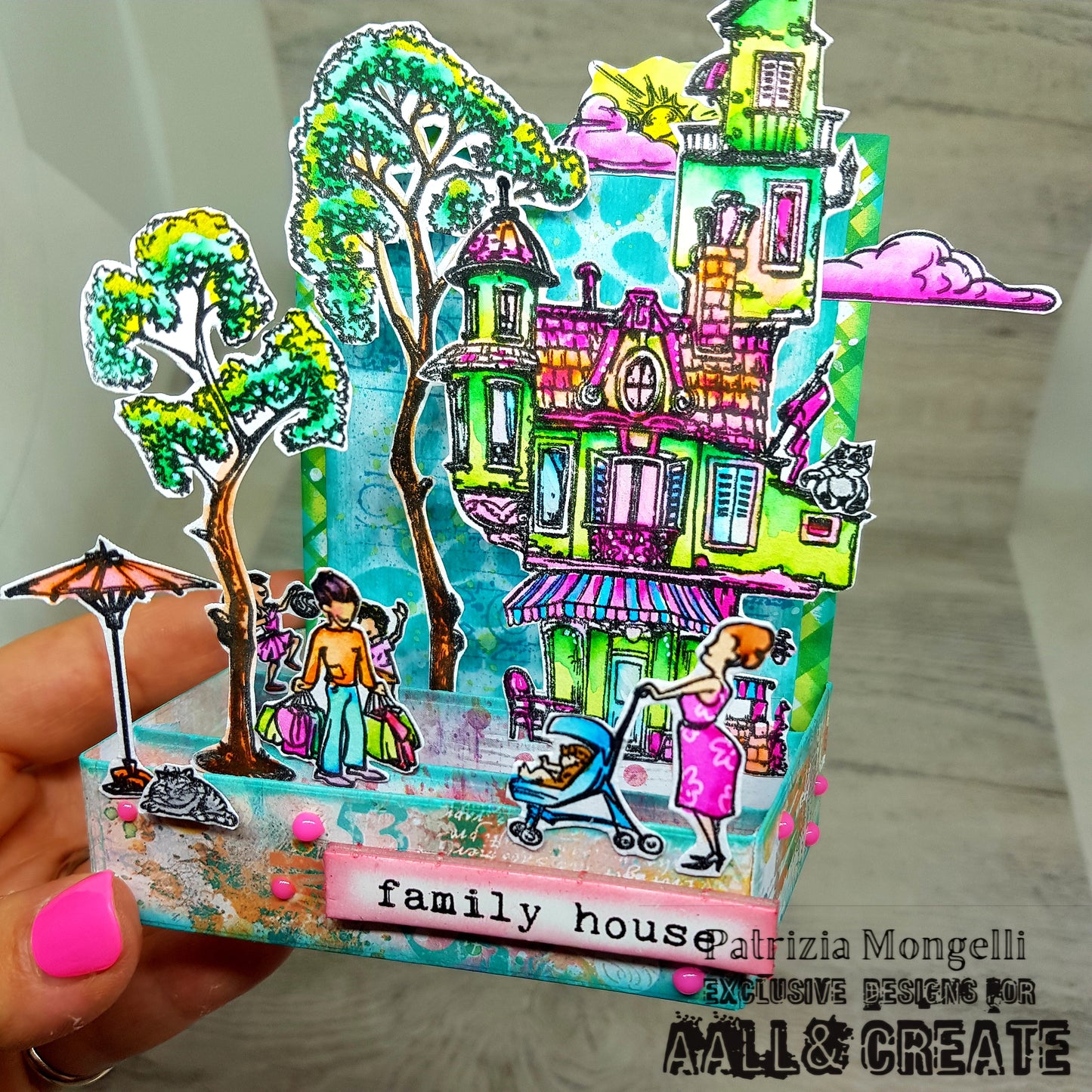 #1235 - A6 Stamp Set - La Maison De Abs