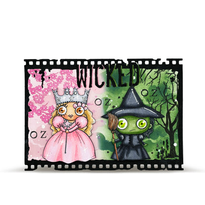 #614 - A7 Clear Stamp Set - Glinda Good Witch