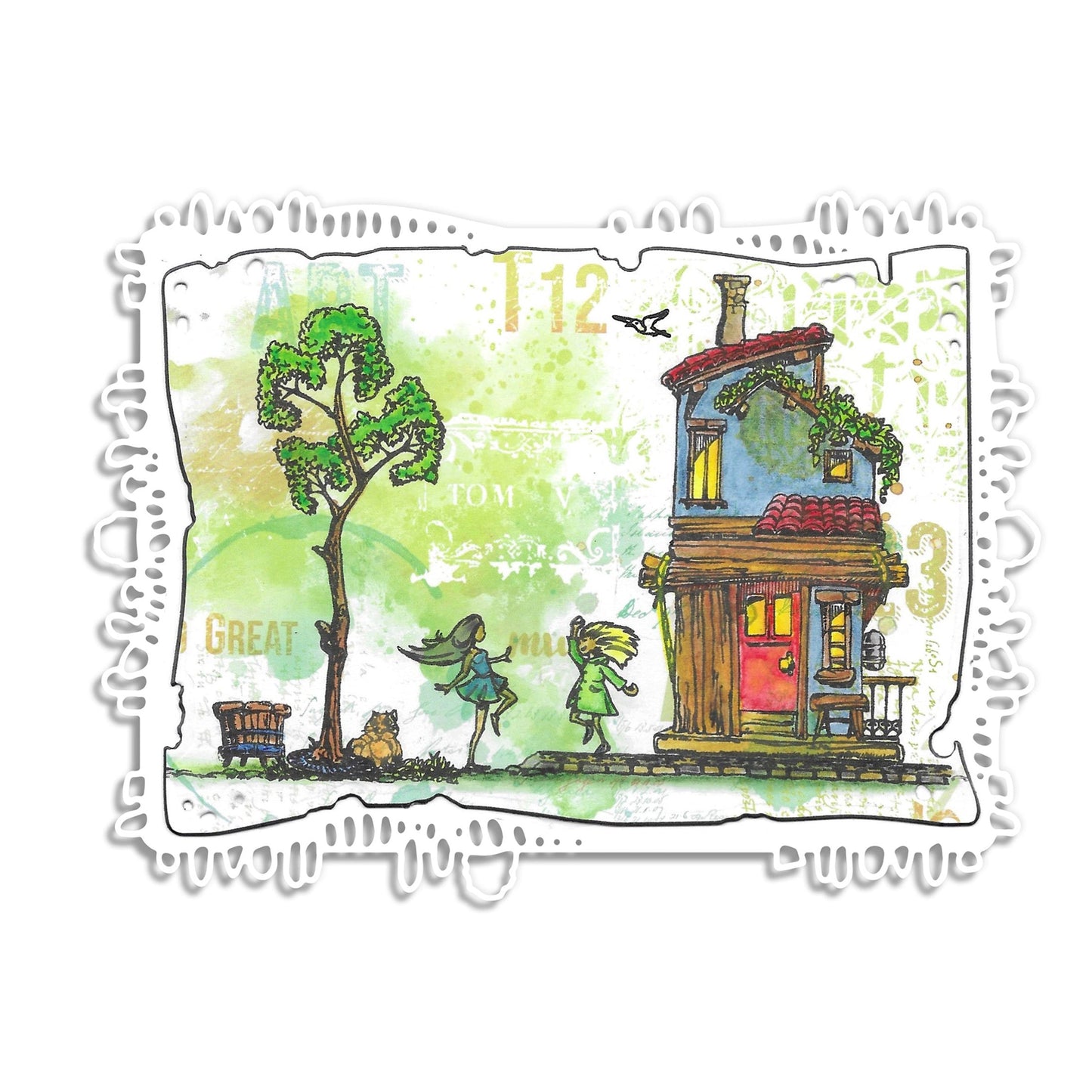 #1233 - A5 Stamp Set - Community Corner