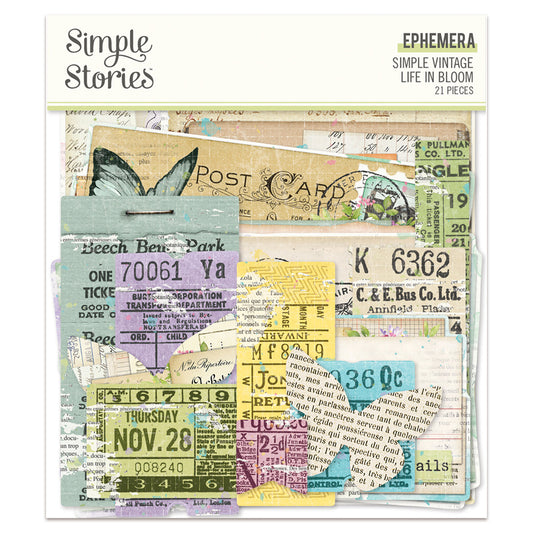 Simple Stories Simple Vintage Life in Bloom Ephemera