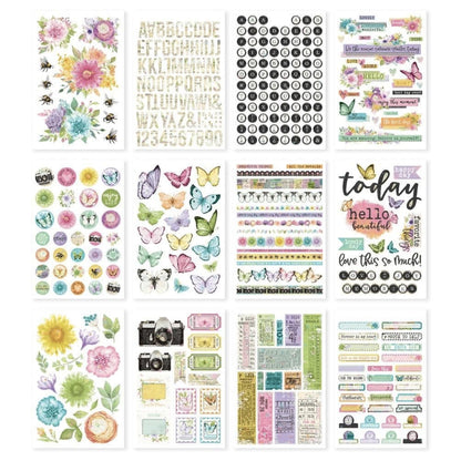 Simple Stories Simple Vintage Life in Bloom Sticker Book