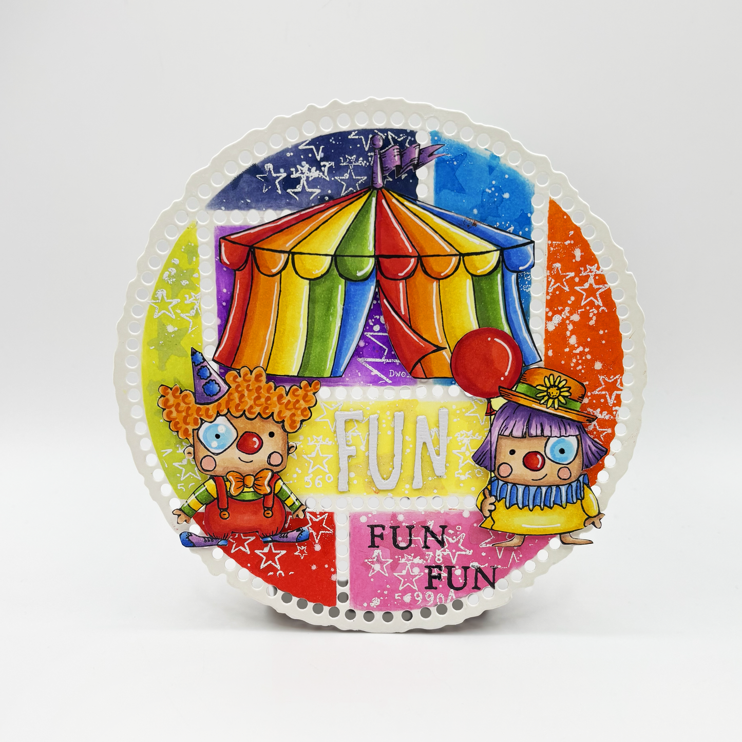 #1206 - A6 Stamp Set - The Big Top