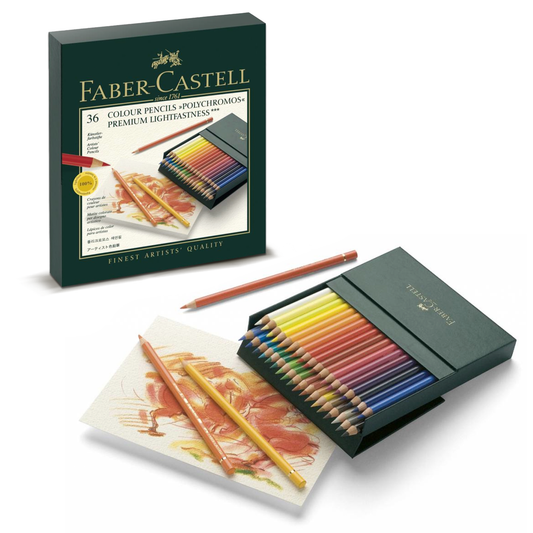 Faber Castell Colour Pencils Polychromos Studio Box 36 Pieces