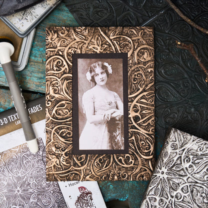 Sizzix 3-D Texture Fades Embossing Folder Bundle by Tim Holtz - Engraved & Kaleidoscope - Ships from 15th October