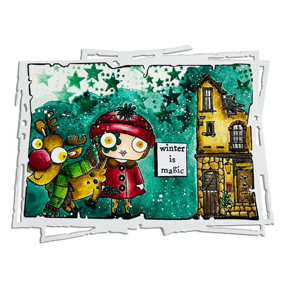 #126 - 6"x6" Stencil - Lotza Starz