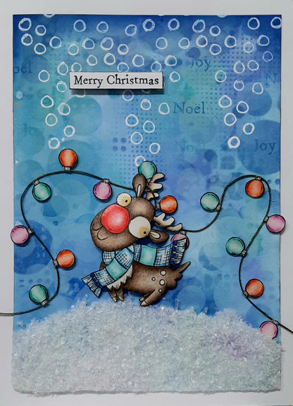 TP-611 - A7 Clear Stamp Set - Reindeer
